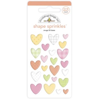 Doodlebug Baby Girl Sticker - Snugs & Kisses